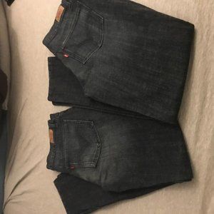 2 Pair Levi's Junior jeans 11M
